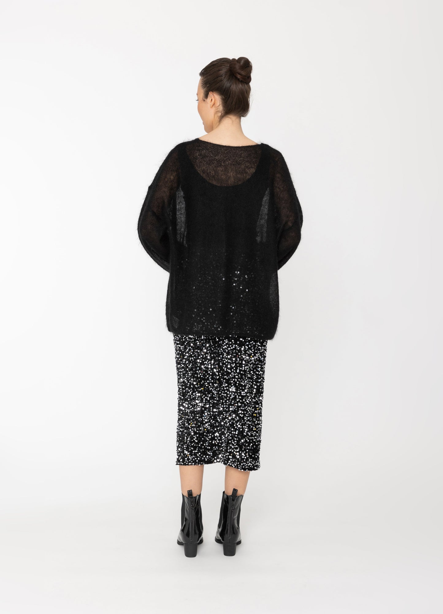 Emilia Knit Top in Winter White by Blacklist NZ women’s fashion
