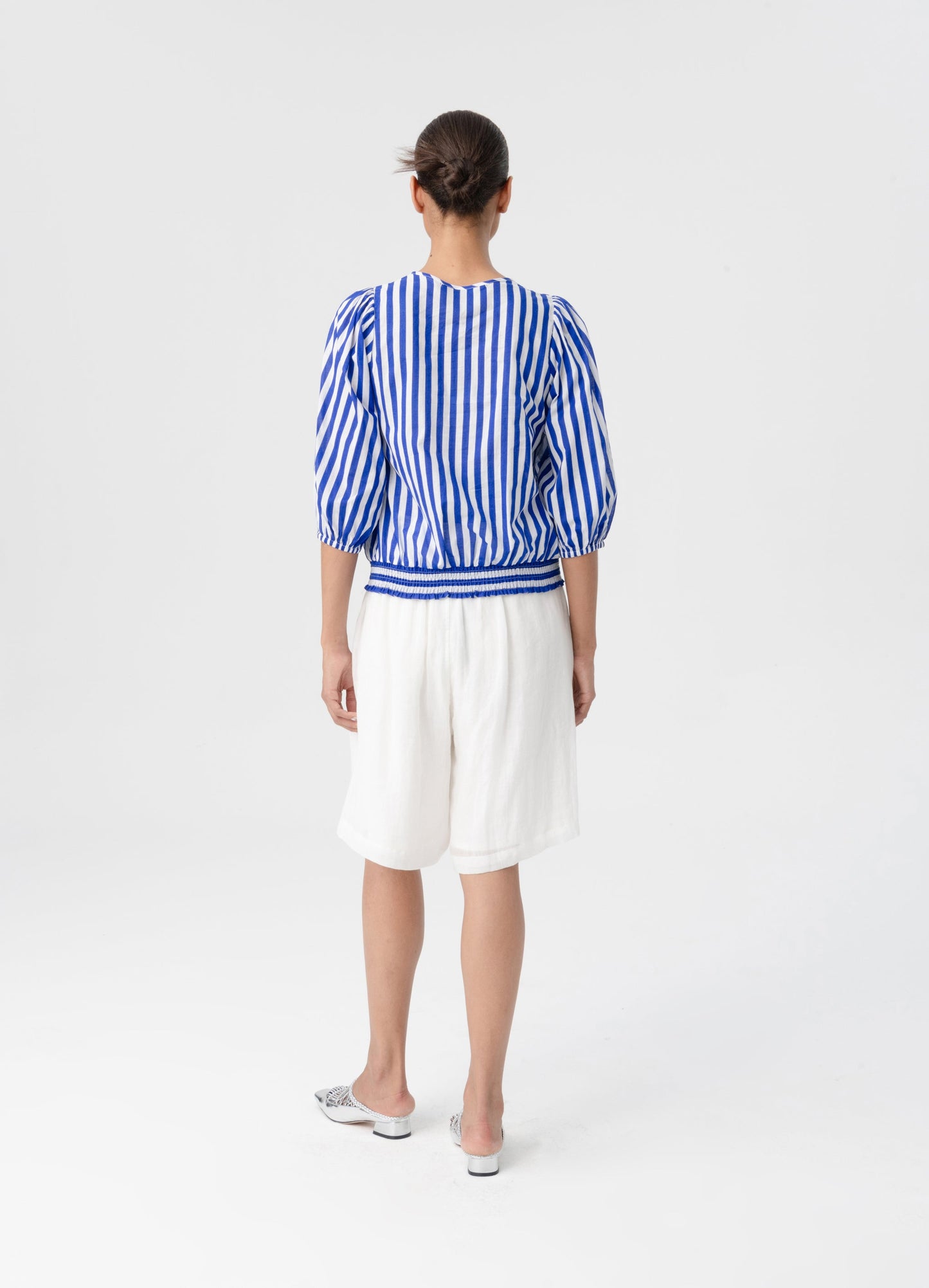 Zurich Top in Pink Check by Blacklist NZ women’s fashion