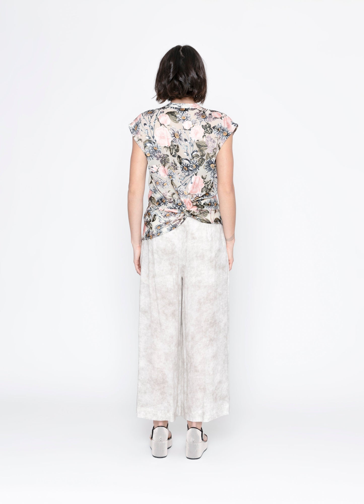 Alice Top - Eden Print in Eden Print by Blacklist NZ women’s fashion