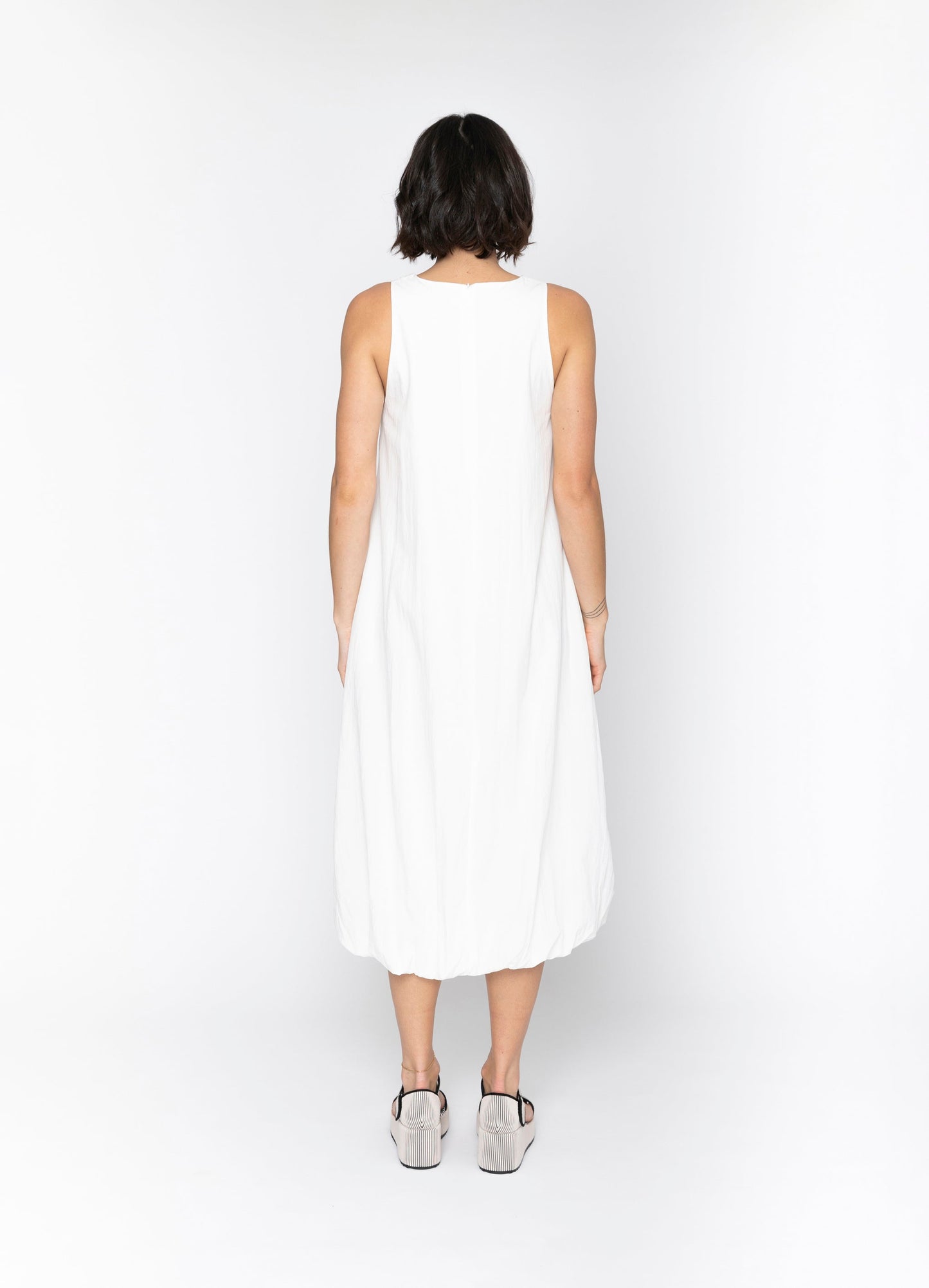 Rosa Dress in Stone by Blacklist NZ women’s fashion