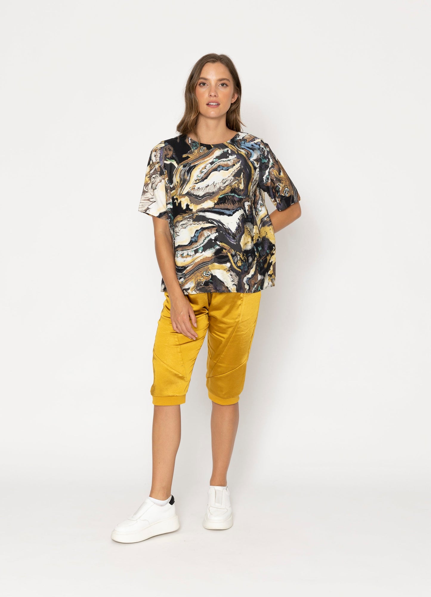 Ashley Top - Geode Print