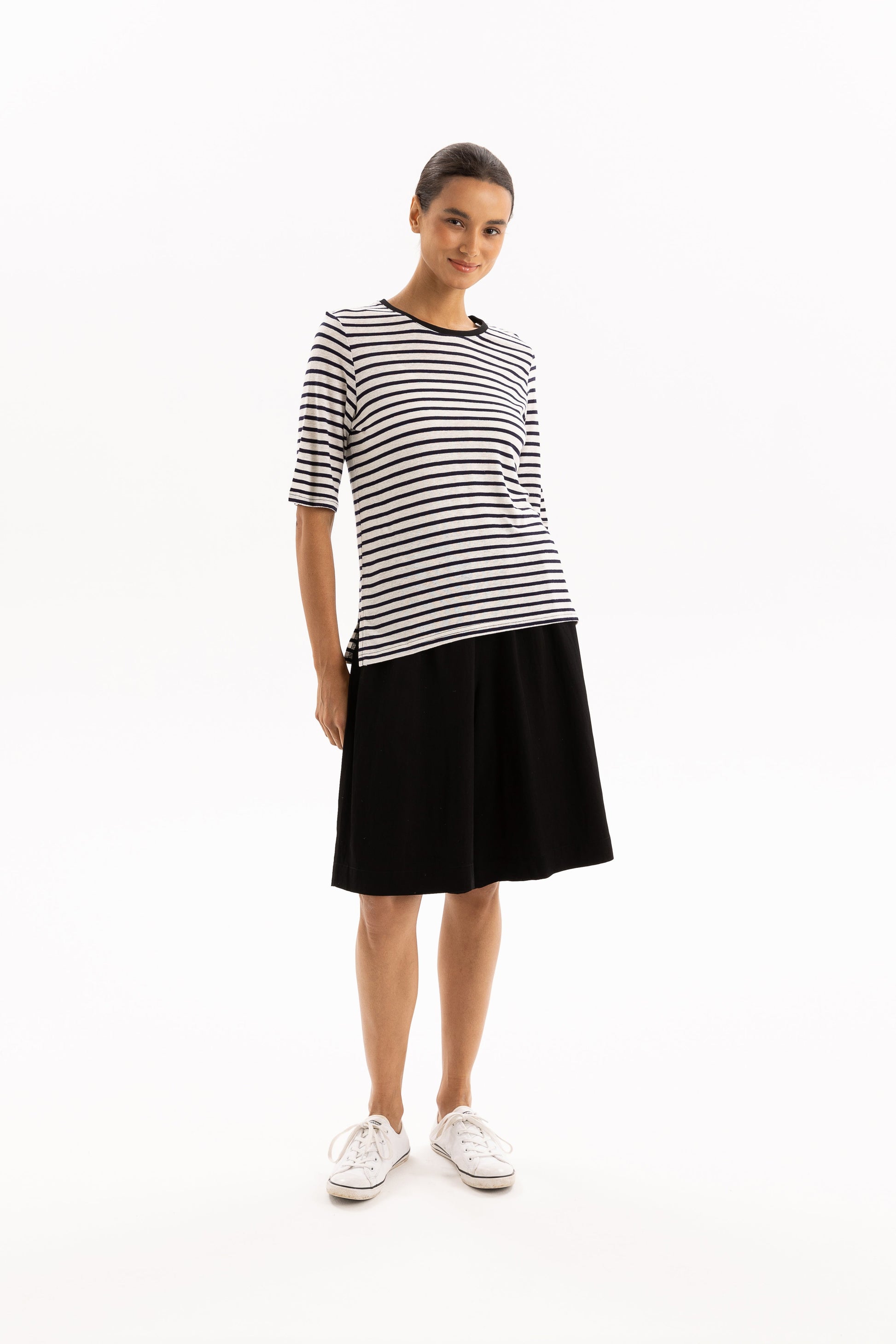 5608 - Linen Tee Summer Two by Two NZ fashion