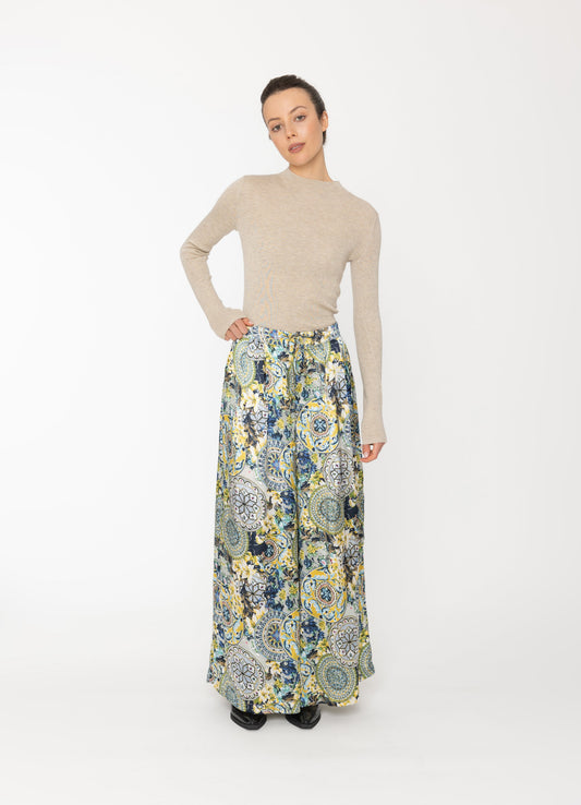 Iris Pants W26 in Royal Print Blacklist women's pants NZ