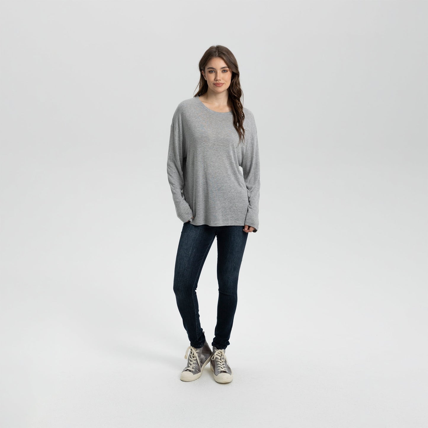 Long Sleeve Linen Tee