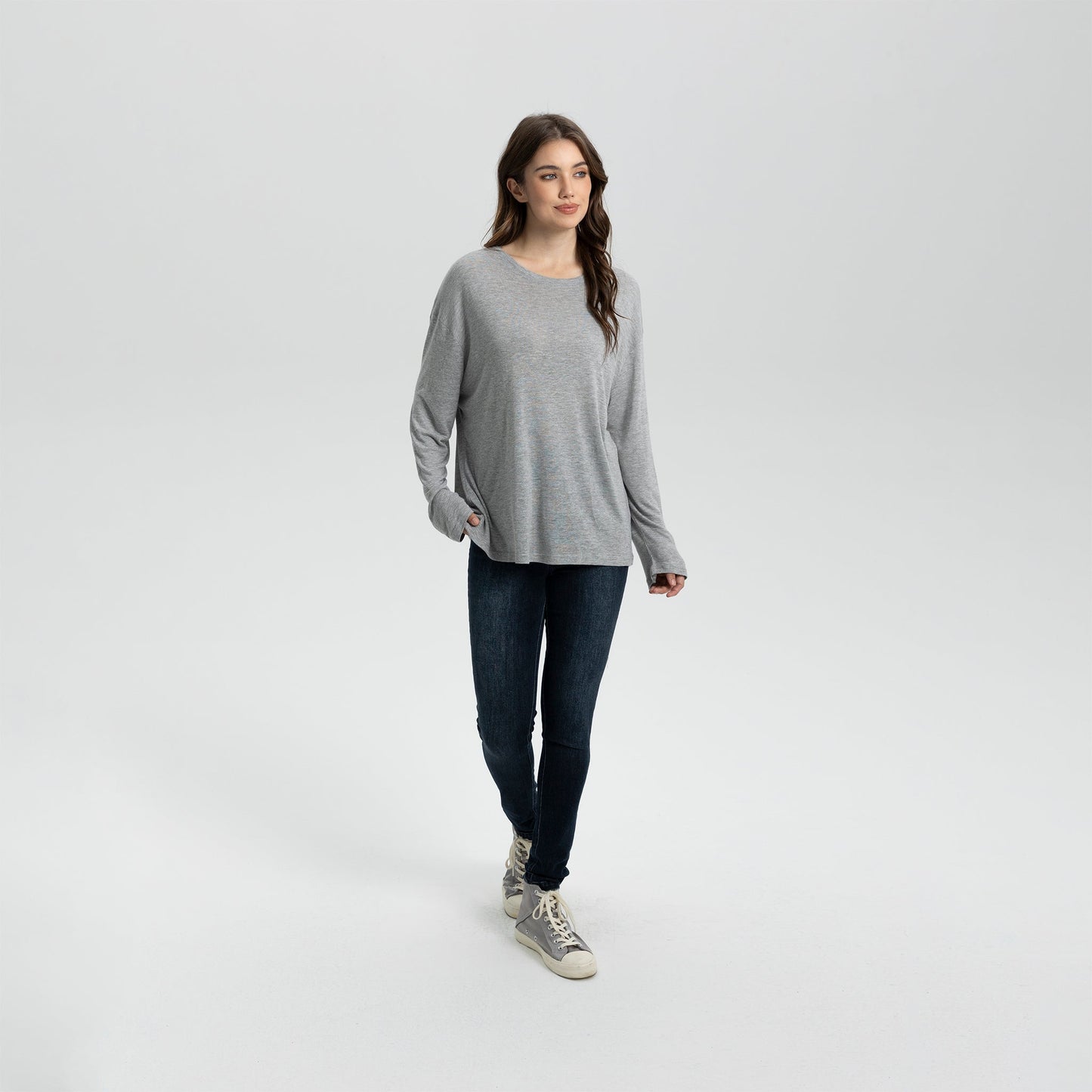 Long Sleeve Linen Tee