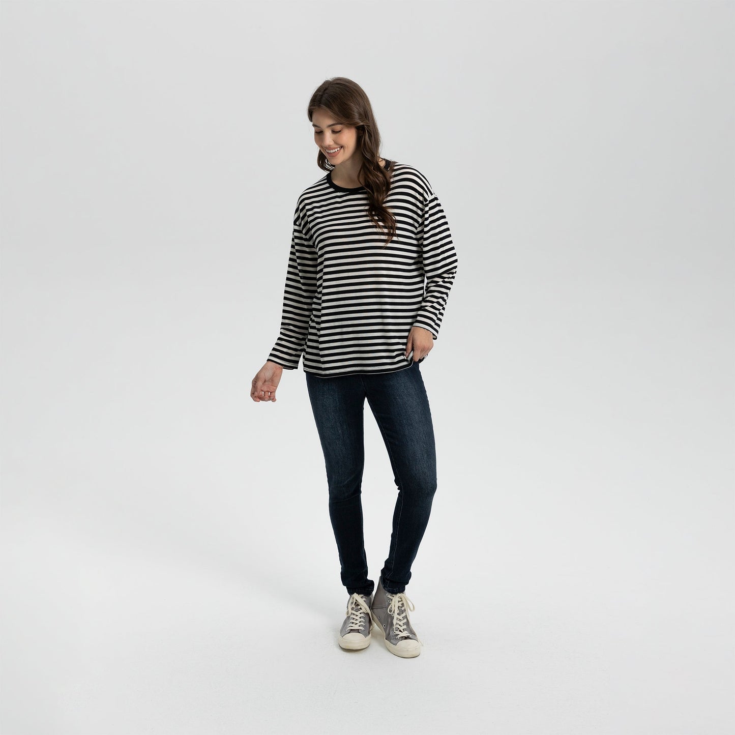 Long Sleeve Linen Tee