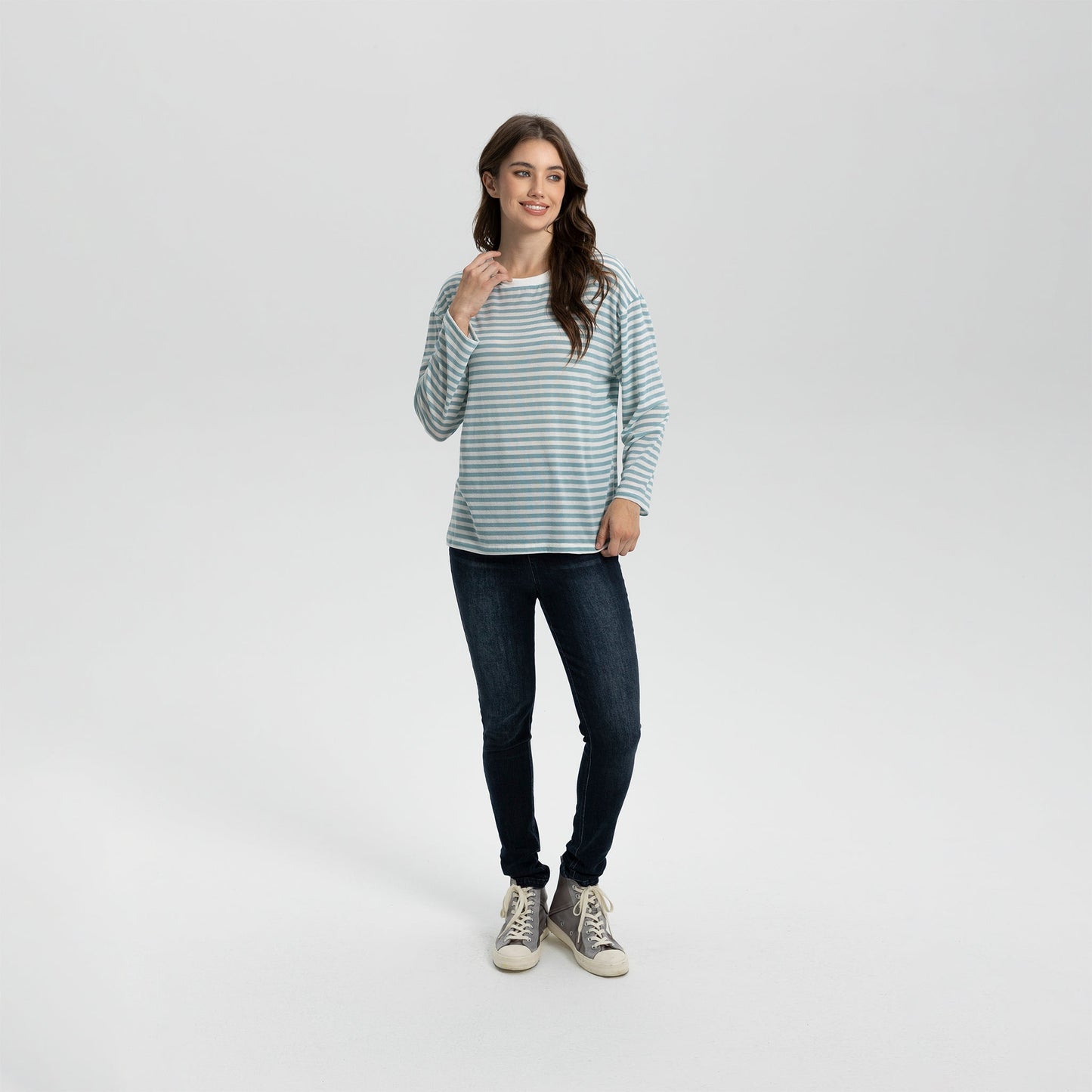 Long Sleeve Linen Tee