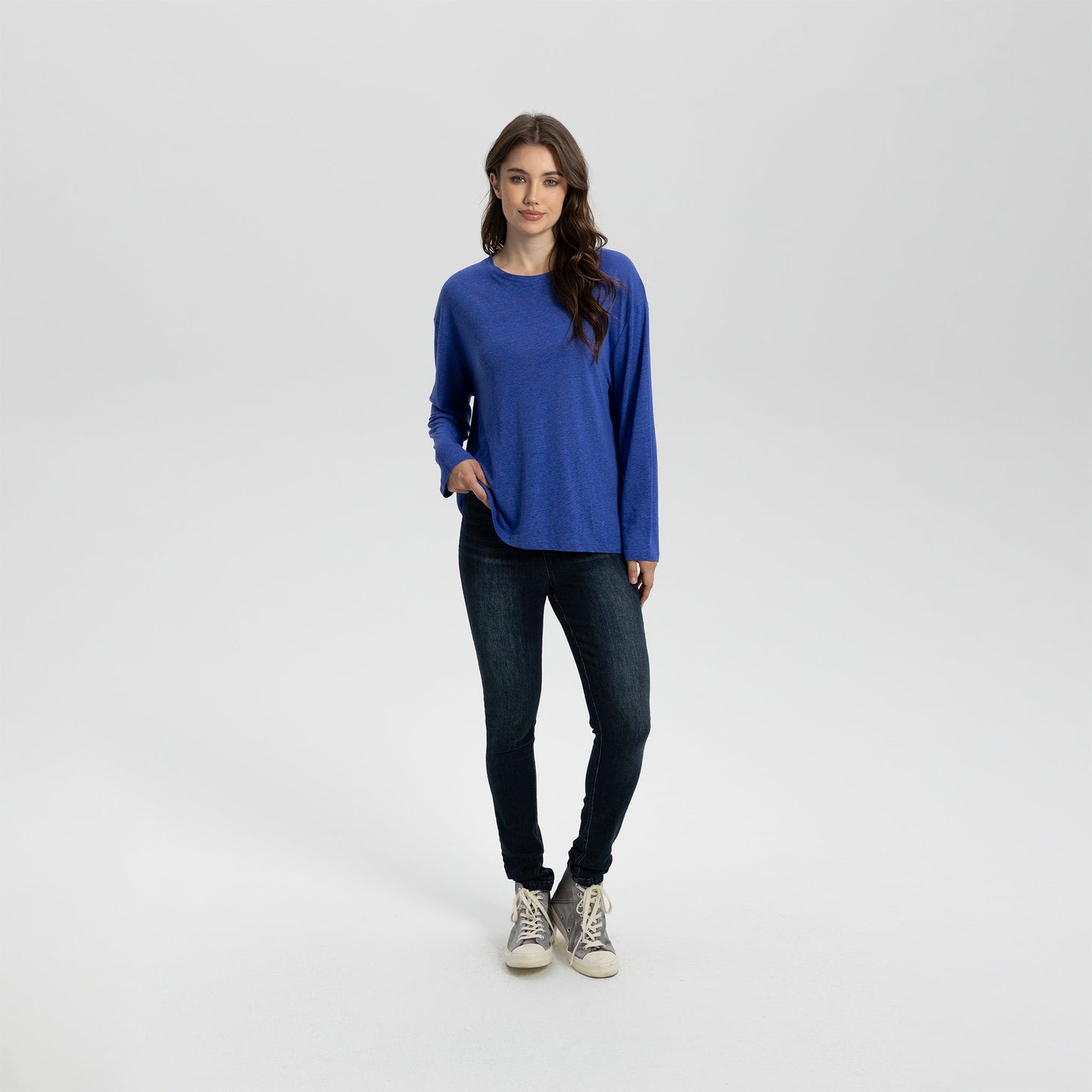 Long Sleeve Linen Tee