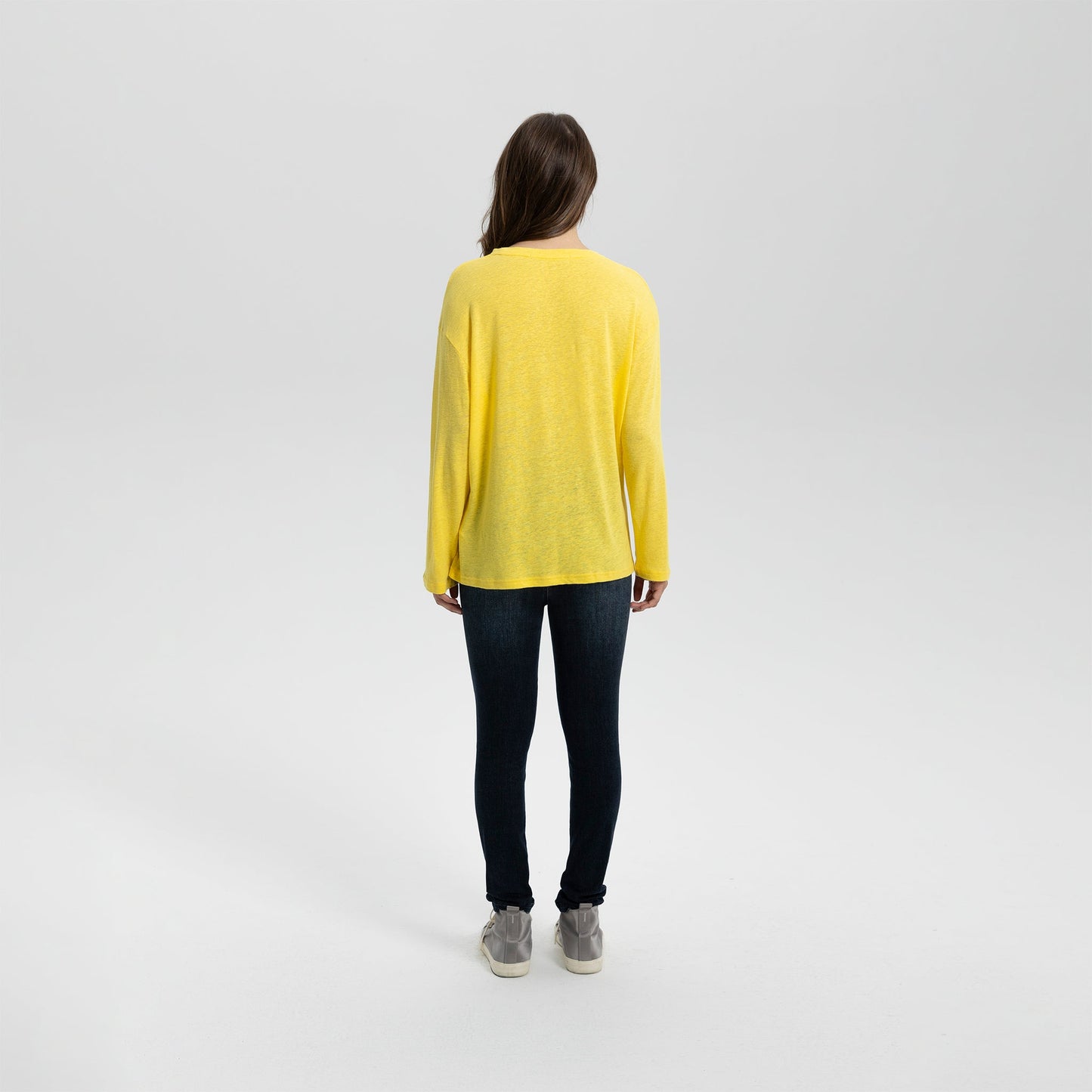 Long Sleeve Linen Tee