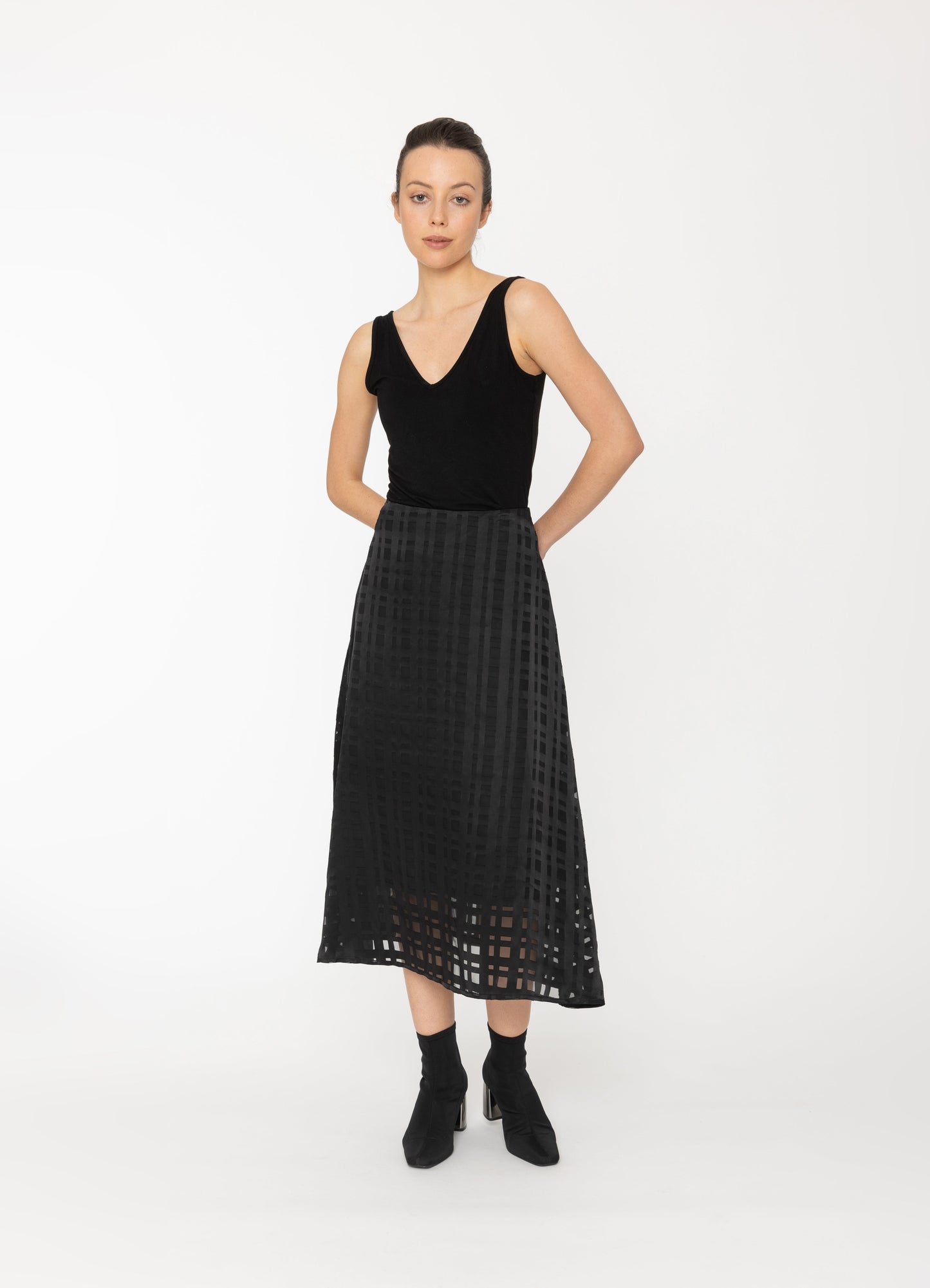 Uno Skirt in Black Blacklist women's skirt NZ