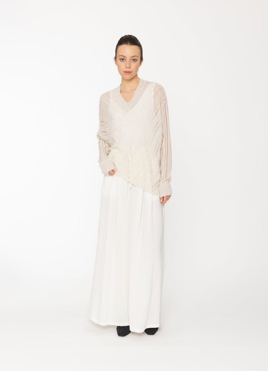Yari Knit Top in Oatmeal Blacklist women's top NZ
