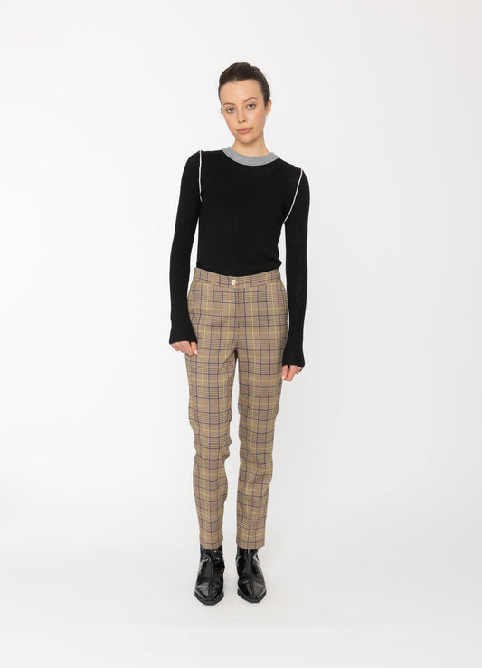 Tora Pants in Check Blacklist women's pant NZ