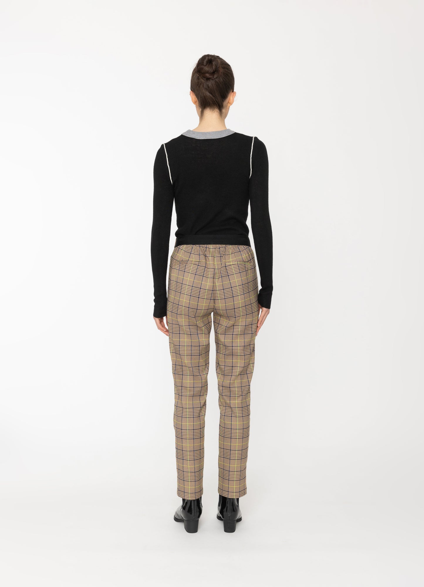 Tora Pants in Check Blacklist women's pant NZ