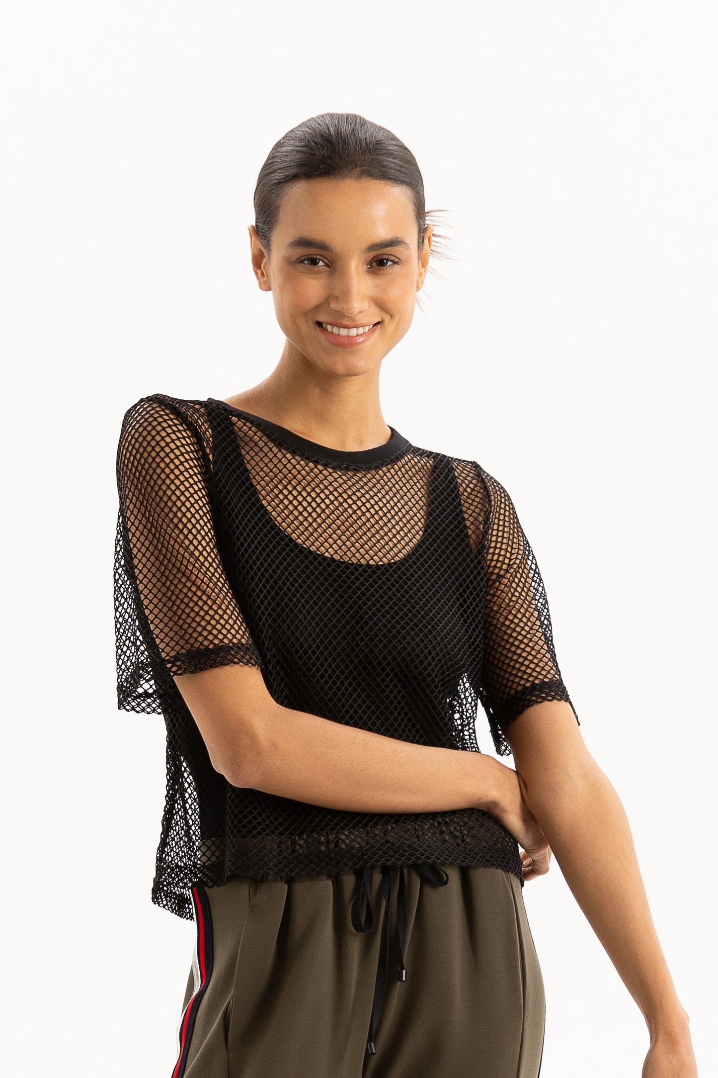 Arrow Mesh Top
