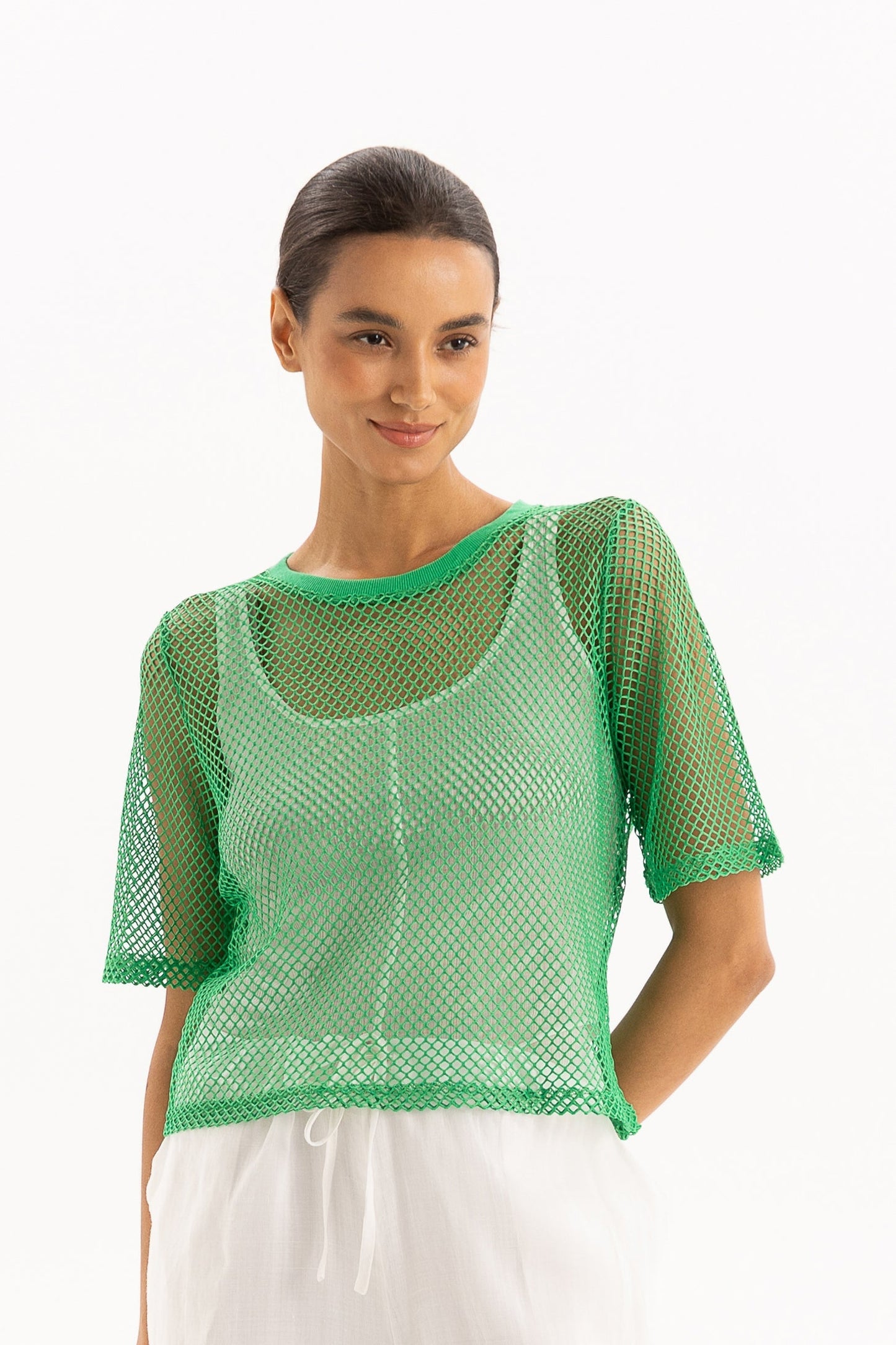 Arrow Mesh Top