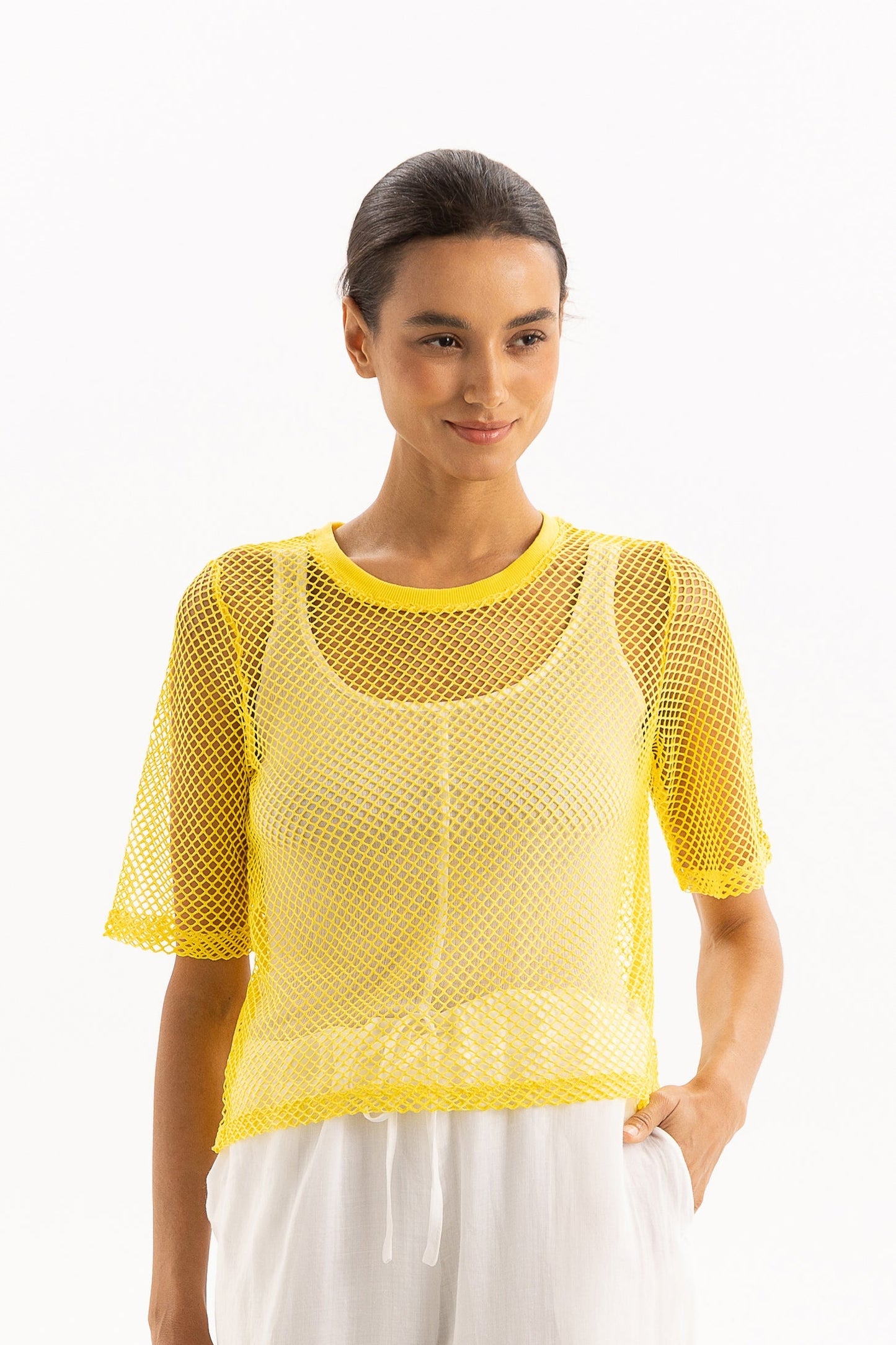 Arrow Mesh Top