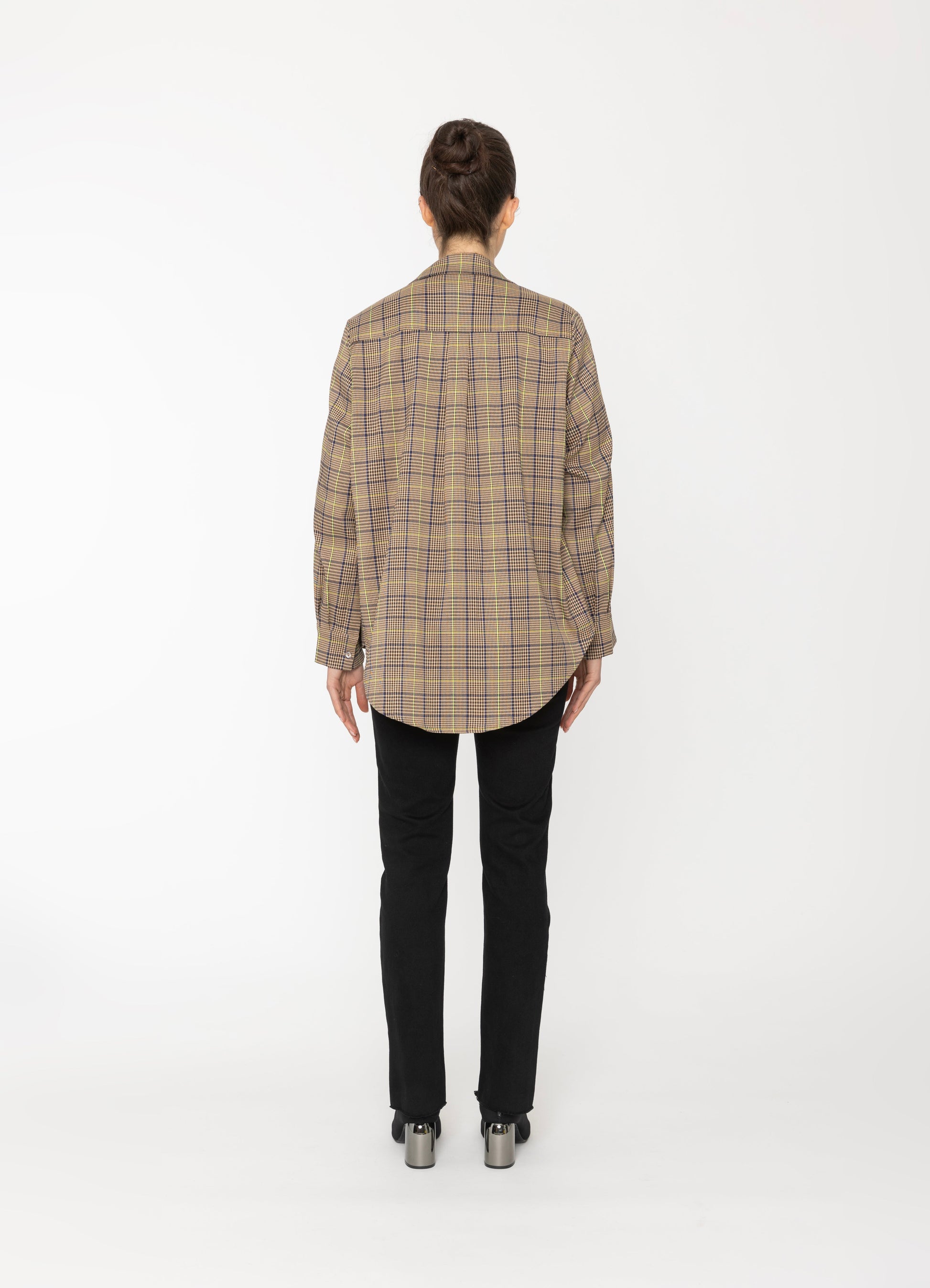 Reese Jacket in Static Print + Check Blacklist women's jacket NZ
